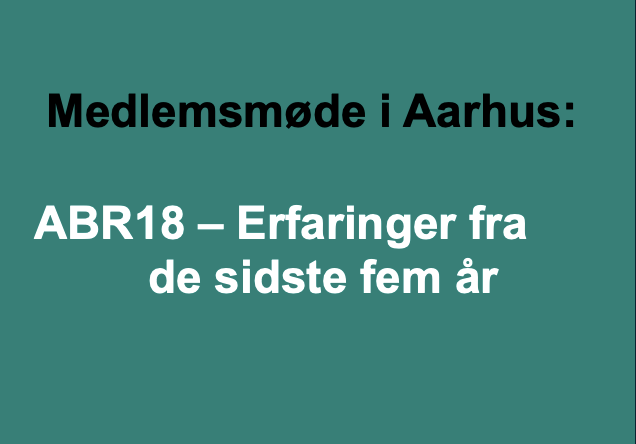 Medlemsmøde i Aarhus - Tilmeld dig NU!